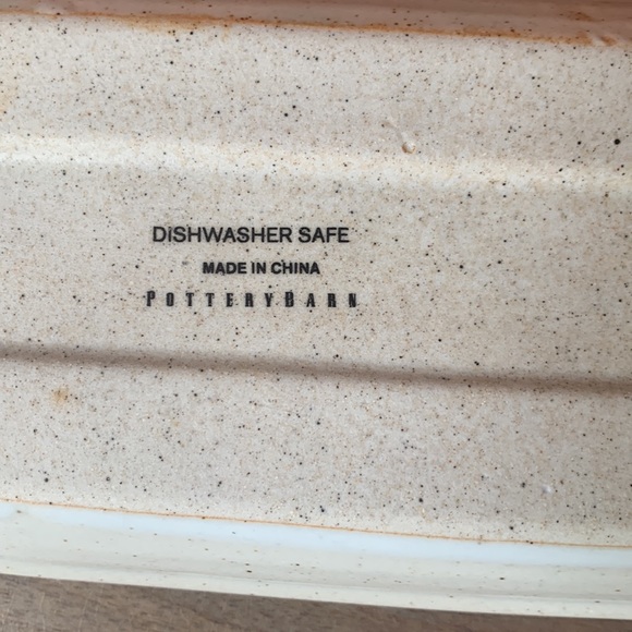 Pottery Barn ceramic speckle glaze tray/dish - Picture 4 of 8